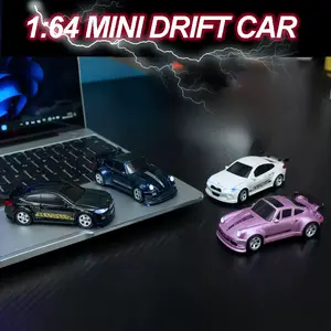 Mini RC Car - Compact Remote Control Drift Racing Car with High-Speed Stunt Mode, Perfect Gift for Car Enthusiasts, Cool Collectible Desktop Racer