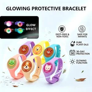 Luminous Mosquito Repellent Bracelet, Portable Anti-Bug Wrist Band, Bite-Free Protection, Summer Essential for Camping, Hiking & Outdoor Activities