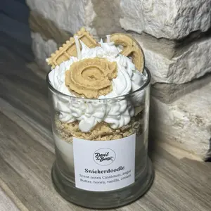 Snickerdoodle cookie candle