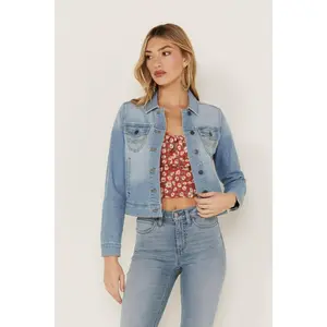 Signature Classic Grapevine Wash Denim Jacket