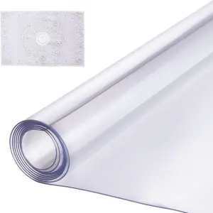 VEVOR Plastic Table Cover, 14x 24 Inch 1.5 mm Rectangle Thick Clear PVC Desk Mat Protector, Waterproof Easy Cleaning Desk Pad Tablecloth, for Office, Dresser, Dining Room, Night StandVEVOR Super Brand Day