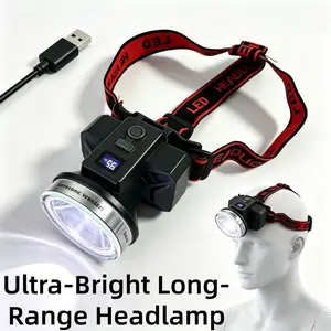 K43 Rechargeable Portable Headlamp for Long Range Patrol, suitable for outdoor rescue, family emergencies, and specialized rescue operations