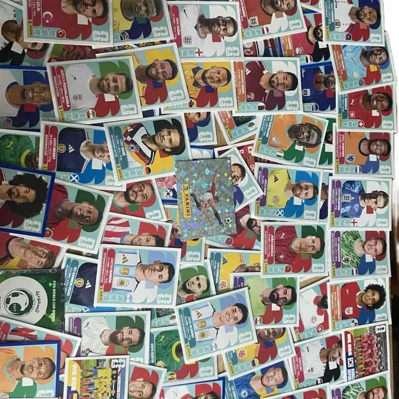 PANINI World Cup Stickers, 5 Random No-Duplicate Trading Cards