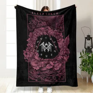Soft Warm Sleep Token Flannel Blanket，Perfect For Bed, Couch, Sofa, Travel, Camping, ﻿Versatile And Suitable For All Seasons-Father's Day, Man Woman Gift,summervibes