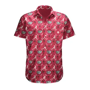 Alabama Crimson Tide Men’s Palm Set Button Up