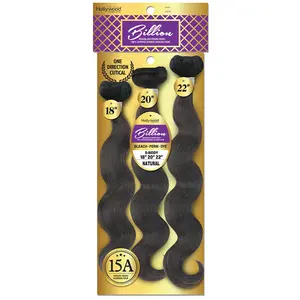 Hollywood Billion Brazilian Virgin Remy 100% Unprocessed Human Hair Multi Weave - S-BODY - 10-28