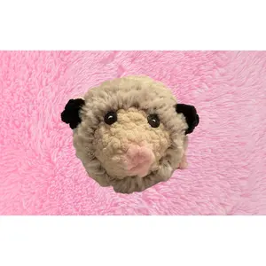Crochet amirugumi fluffy opossum