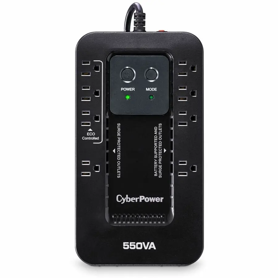 CyberPower EC550G Ecologic 550VA/330W 8 x NEMA 5-15R Desktop UPS