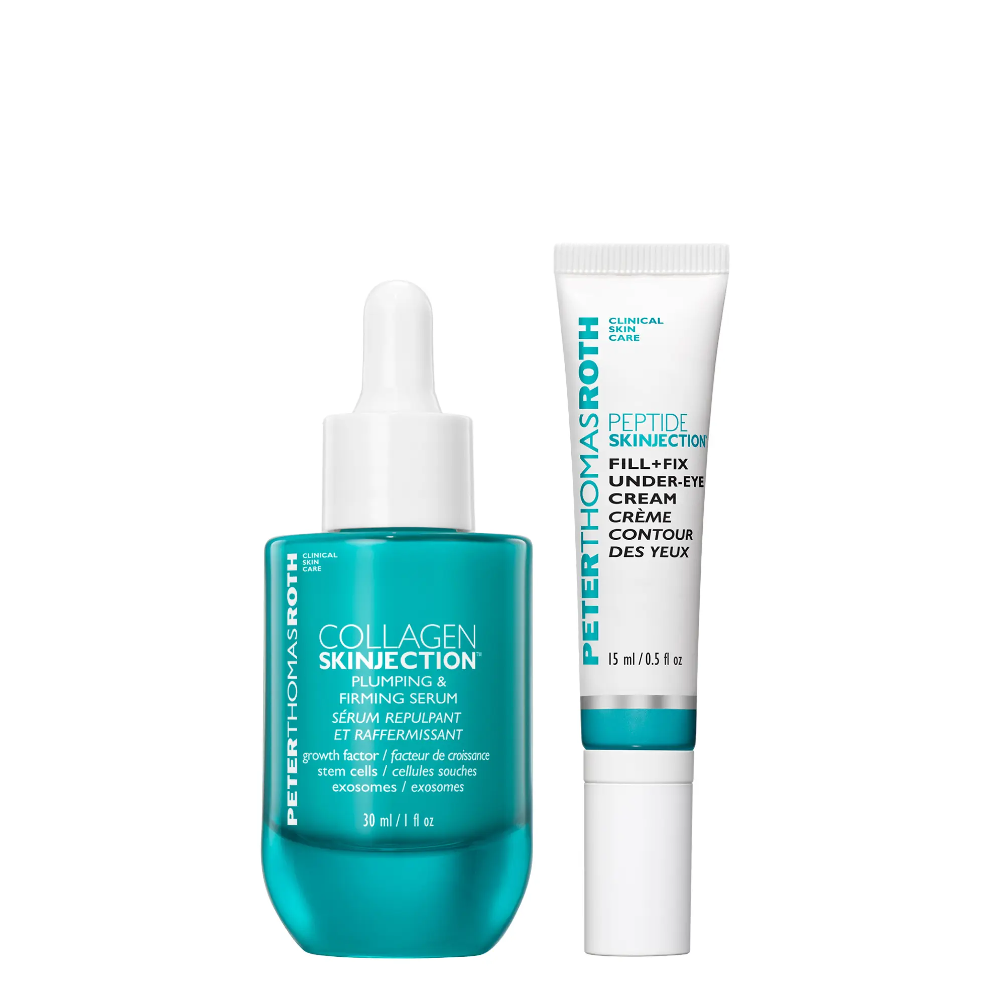 Peter Thomas Roth Collagen Skinjection Plumping Serum & Peptide Skinjection Fill + Fix Under-Eye Cream