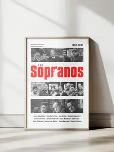 The Sopranos Art - TV Show Themed Artwork, Stylish Home Decor for Sopranos Fans The Sopranos Tony Soprano