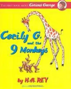 USED Book - Curious George Cecily G and 9 Monkeys CL by Rey, H. A. (Hardcover) - english