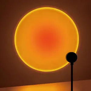 CozyLuxe™ Sunset Glow Lamp LED Projector with USB Power Multiple Modes & Remote Control for Bedroom Living Room Photography and Event Decoration