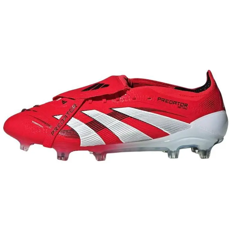 Adidas Predator Elite Foldover Tongue FG Pure Victory Pack Versatile Durable Non-slip Soccer Cleats Unisex Lucid Red ID8966
