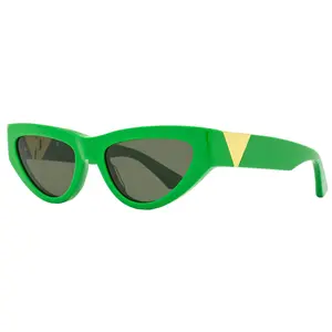 Bottega Veneta Cat Eye Sunglasses BV1176S 003 Green 55mm