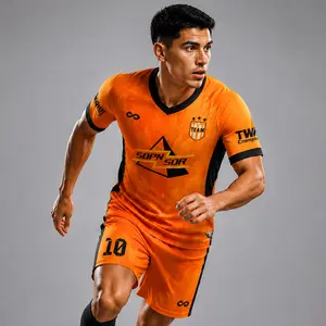 CIKERS Custom Required！Flame Realm Custom Soccer Jersey Sublimation Personalized Soccer Team Jersey, Custom Soccer Shirts Uniform with Name, Number, Team Badge, Gifts for Soccer Lovers