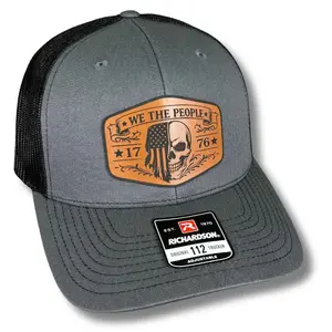 We the People 1776 Hex Patch Hat - Choose Hat Style and Colors - SnapBack, Fitted, Ponytail Cap