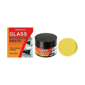 Glass Scratch Remover Cream, Daily Car Glass Care, Polishes Scratches, Clear Vision, Easy Application, Effective Solution