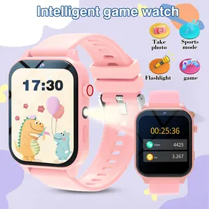 Kids Smart Watch with Camera, Album, 18 Games, Calculator, Calendar, LED Light, Perfect Holiday Gift for Children Wristwatch