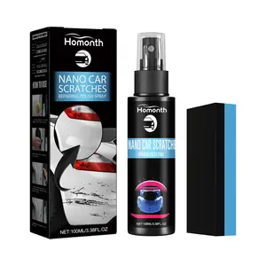 Homonth Nano Car Scratch Repair Spray - Magic Nano Coating for Car Paint Scratch Removal, Instant DIY Solution for Swirl Marks & Scuffs, Clear Coat Restorer with Polysiloxane Formula, 100ml scratch remover kit premium d ly essentia deep scratch repair