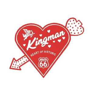 Kingman Route 66 Heart Sticker