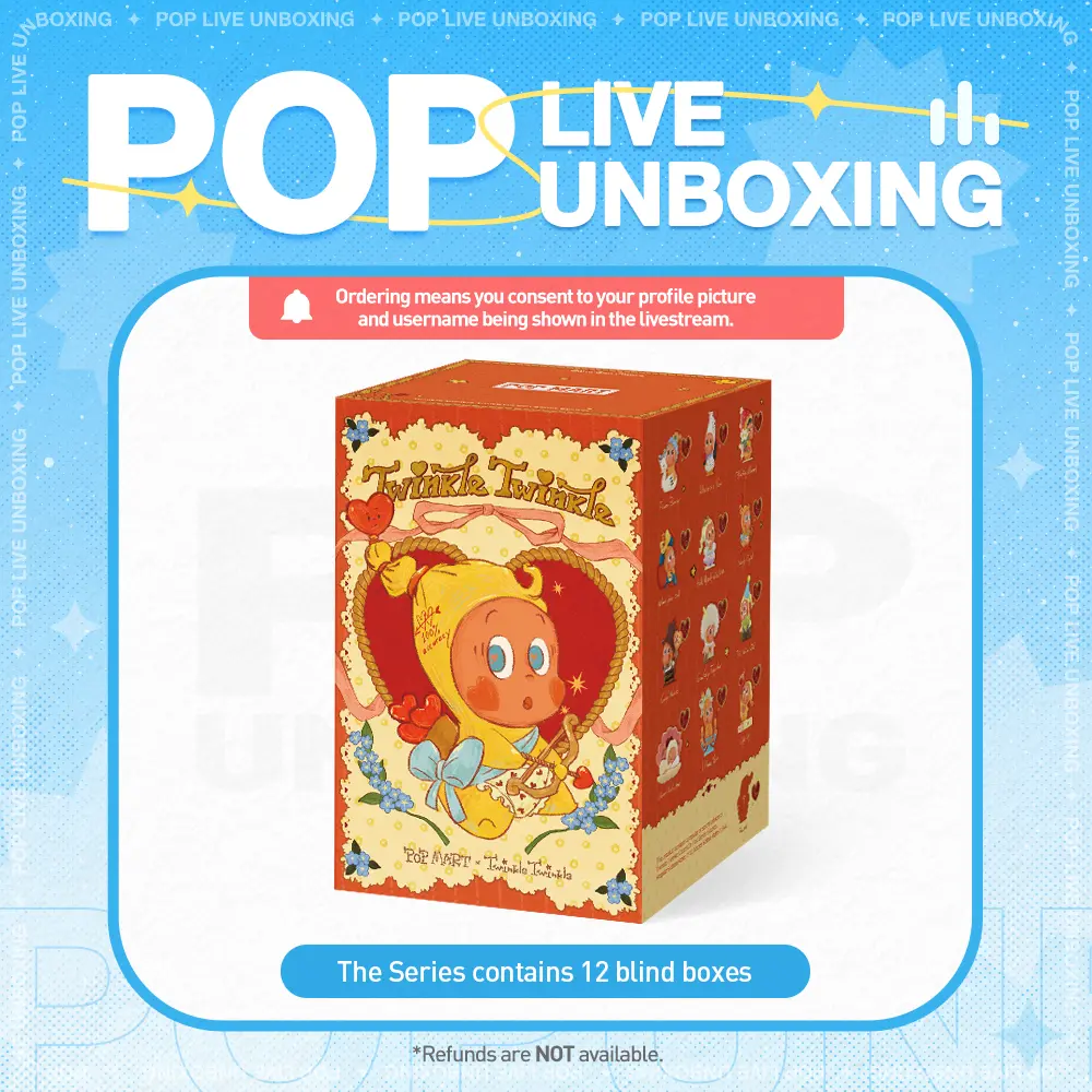 [POP NOW]Twinkle Twinkle Crush On You Series Figures, Blind Box POP MART
