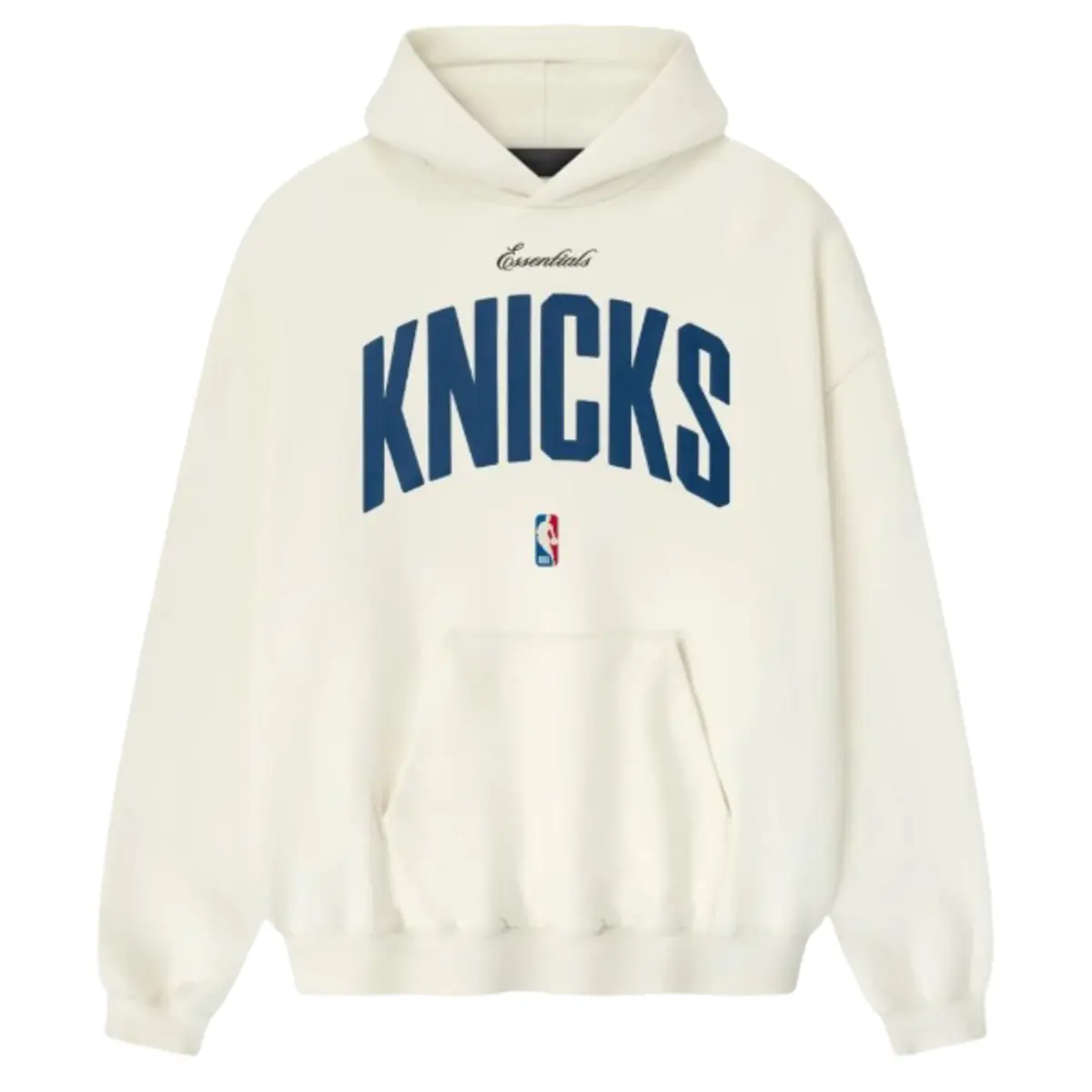 Fear of God Essentials Giants Sport Hoodie Blue Estate/Concrete Heather Men’s Fashion Tops New