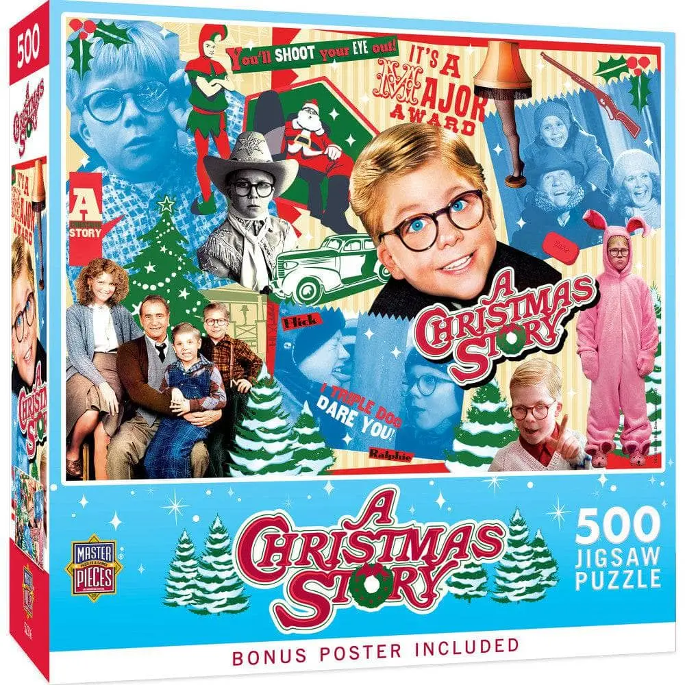 MasterPieces - A Christmas Story - 500 Piece Jigsaw Puzzle MasterPieces - A Christmas Story - 500 Piece Jigsaw Puzzle