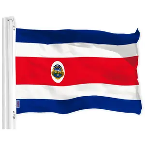 Costa Rica (Costa Rican) Flag 150D Printed Polyester 3x5 Ft