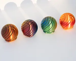 3D Printed - Liquid  Ball Figurine, PLA material Eco Friendly