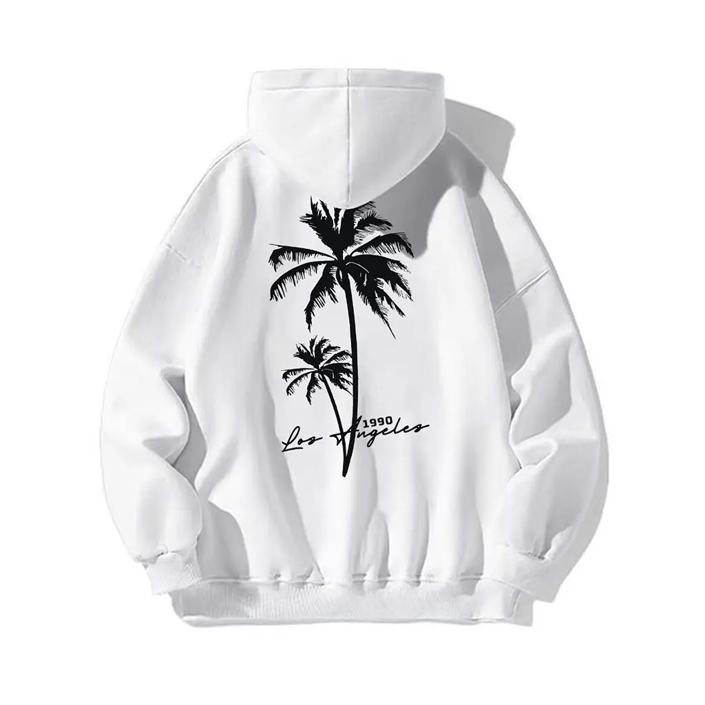 Men's Classic Solid Minimalist Fitted Hoodie Pullover Sweatshirt - Pre-Shrunken, Round Neck, Long-Sleeve, Drawstring, Pocketed, Side Seams, Letter Print, for Fall Winter Casual Menswear Ootd