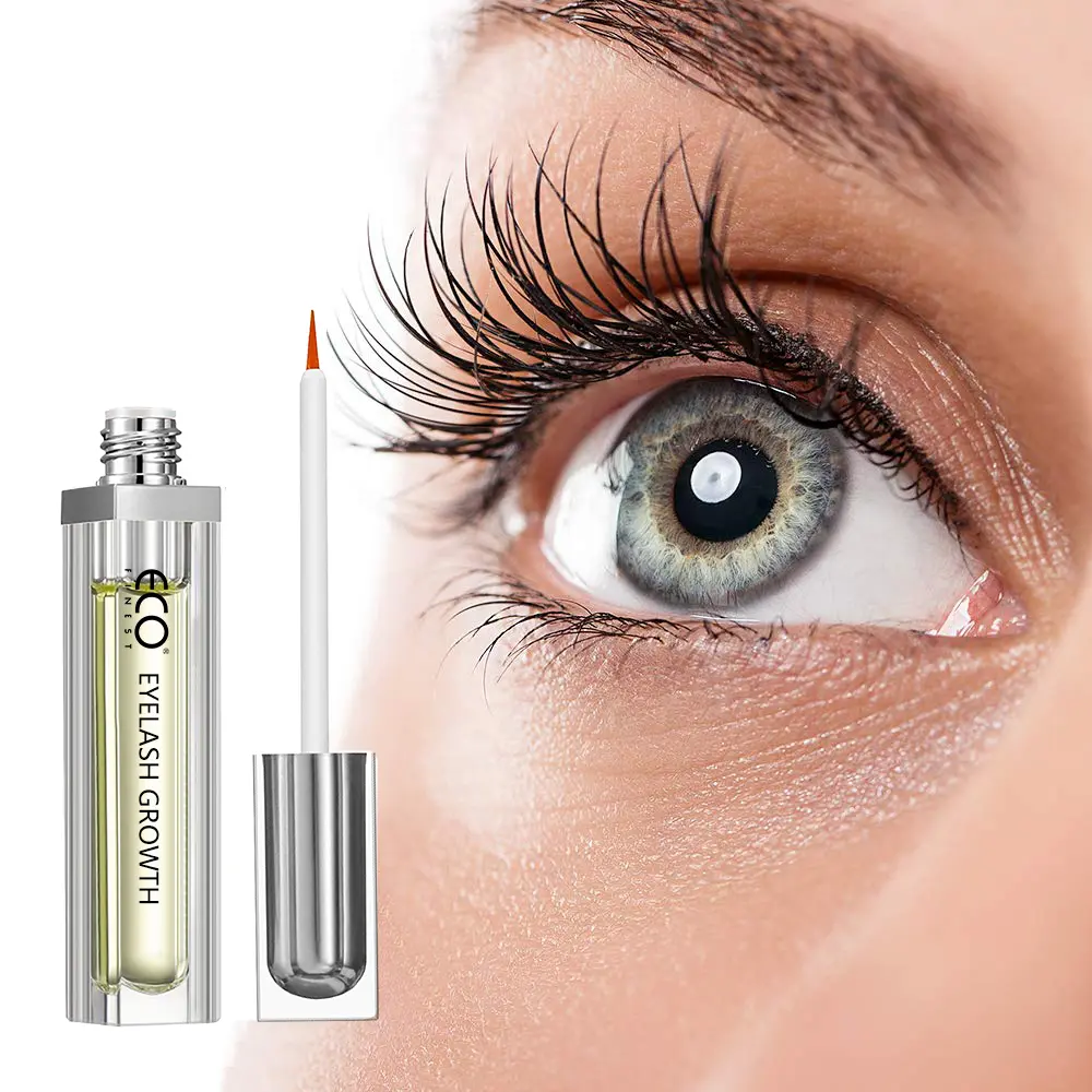ECO Finest Eyelash Enhancing Serum with Powerful Peptides & Plant Botanicals for Thinning Lashes 8ML Makeup Cosmetic, Enhancing Lash Conditioner, Eyelash Lengthening Serum, Thicker Lashes, Lengthening Volumizing Lashes