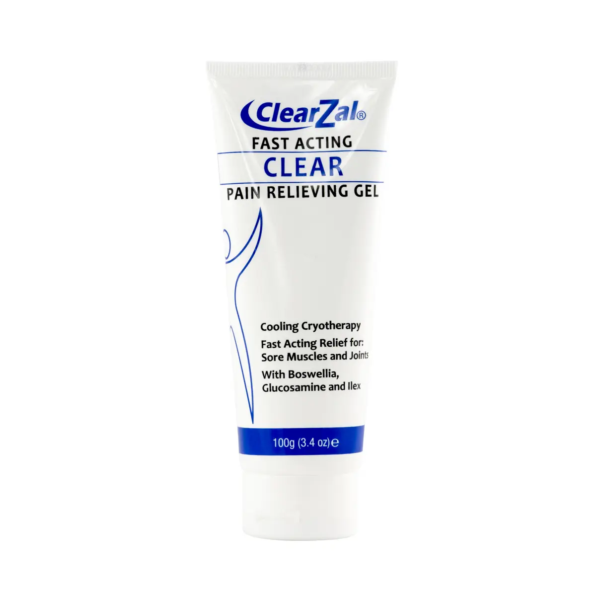 Clearzal Instant Soothing Cooling Gel 100g, Muscle Revival Body Gel, Cooling with Menthol and Frankincense, Helps Relieve Muscle Tension , Relax your waist, legs, knees, shoulders and neck to relieve fatigue, Sports Soothing Cooling Gel [YW]