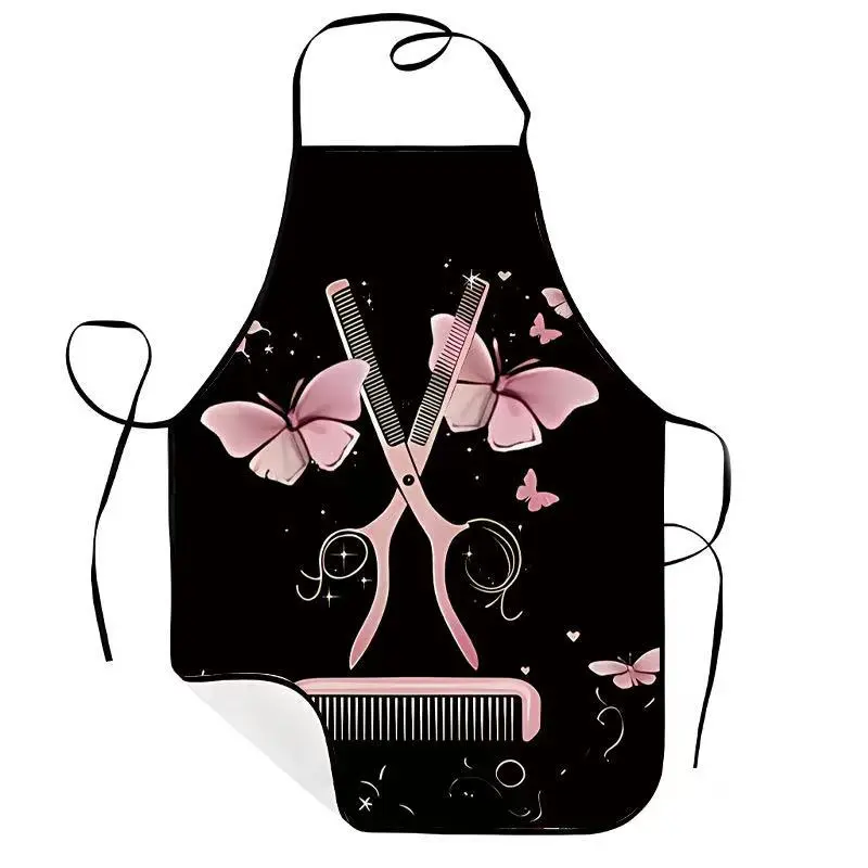 Hairdressing Apron, Hairdresser ,1 Count Polyester Sleeveless Barber Apron, Hairdresser Accessories,Gift for Hair Dresser & Haircutter,Nails Design Tool,Christmas Gift,Kitchen Essential,Cleaning Tool,Halloween Gift