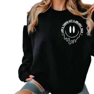Lifes Tough Get A Helmet Crewneck Sweatshirt - Conservative Style By Candace Owens For Men And Women