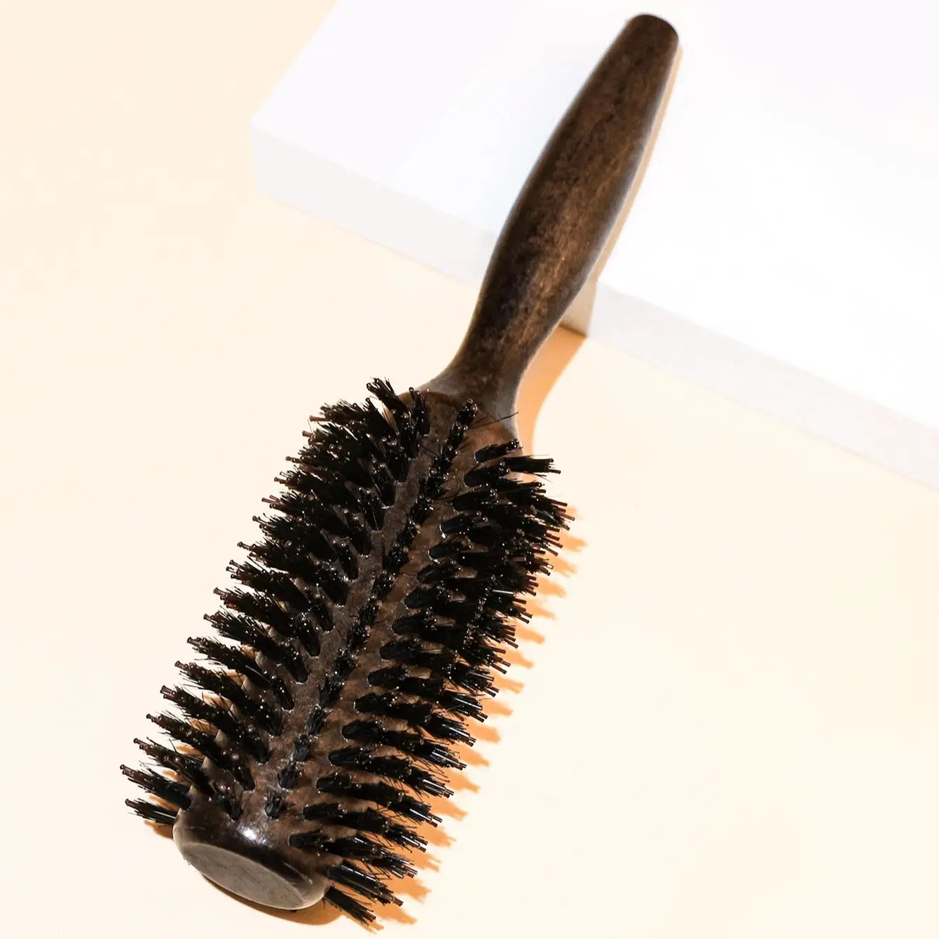 Wooden Roll Hair Brush, Scalp Massage Comb, Curly Hair Detangling & Styling Tool, Hair Styling Tools, Hairdressing Comb for Women and Men, Detangling Hairbrush