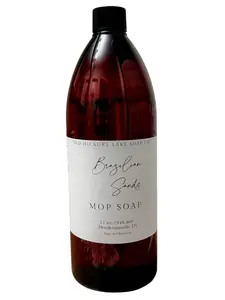Luxe Liquid Mop Soap - Coconut, Flower, Peach Scented Tropical Perfume Cleaner with Mint, Ideal for Bucket Mop Cleaning, Home Care Household Supply
