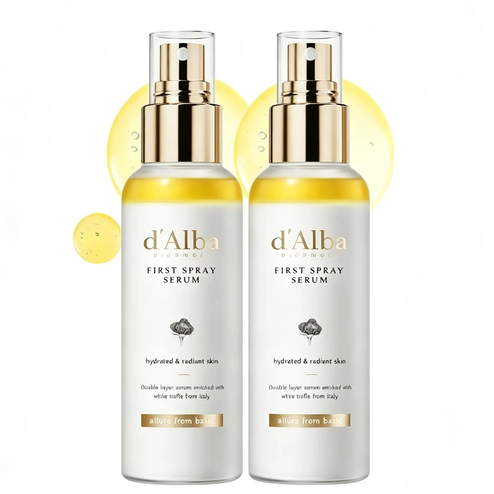 2PCS White Truffle First Spray Serum - Authentic Face Glow Serum - Lightweight & Vegan Korean Serum Face Spray
