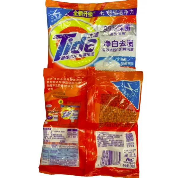 Tide Powder Detergent Original Scent, Bag of 508G/17.92 Oz. (Case of 3 Bags)