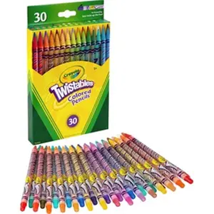 Crayola  Twistables Colored Pencil, Assorted - Pack of 30