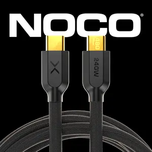 NOCO XGrid XC1: 240W USB-C to USB-C Cable – USB-IF Certified, E-Marker Chip, 480Mbps Data – 3 Foot