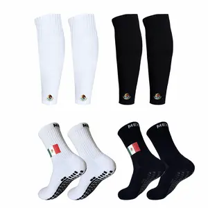 Mexican Heritage Grip Socks & Shin Guard Sleeves Set - Casual Sports Streetwear Apparel