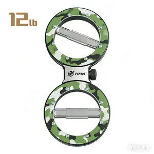 HMN Burn Machine Arm Workout Equipment, 12LB Adjustable Resistance Rotator, 360° Spinning Forearm & Shoulder Strength Trainer for Home Gym Fitness and Boxing Training