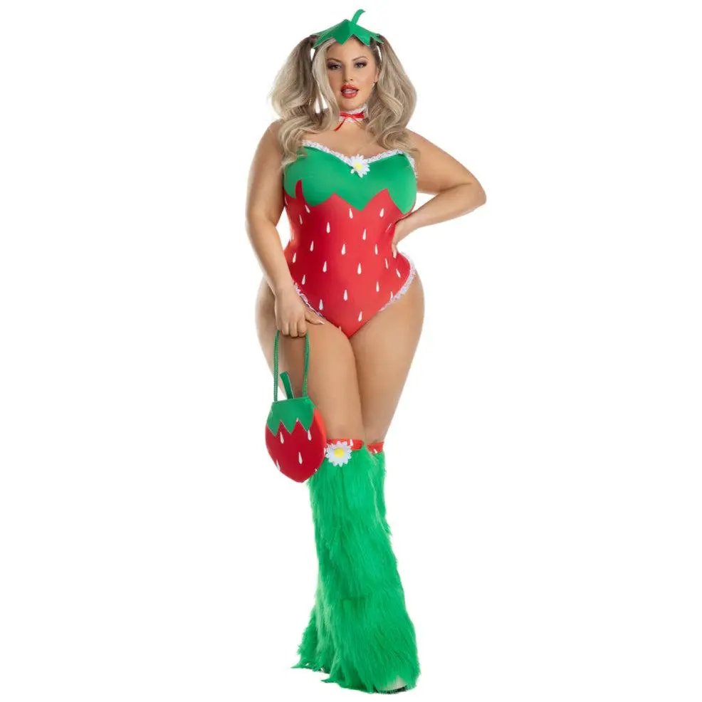 Plus Size Strawberry Dream Babe Halloween Costume