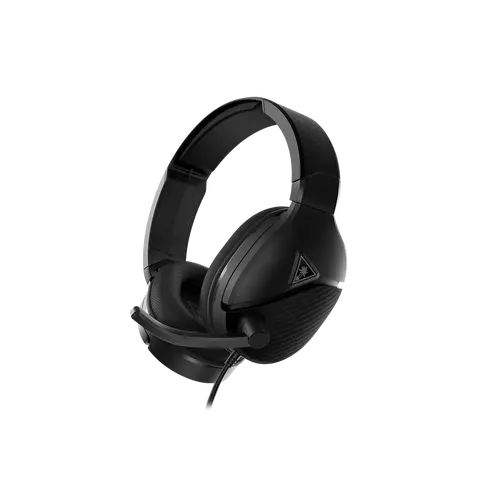 Turtle Beach Recon 200 Gen 2 Powered Wired Gaming Headphones - Metal Headband, 12-Hour Battery for Long Sessions, 12h Game Time, Flip-to-Mute Mic for Quick Silence, Bass Boost, Memory Foam, 3.5mm Compatibility for Xbox, PS, Nintendo Switch, Mobile & PC