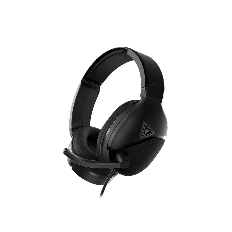 Turtle Beach Recon 200 Gen 2 Powered Wired Gaming Headphones - Metal Headband, 12-Hour Battery for Long Sessions, 12h Game Time, Flip-to-Mute Mic for Quick Silence, Bass Boost, Memory Foam, 3.5mm Compatibility for Xbox, PS, Nintendo Switch, Mobile & PC