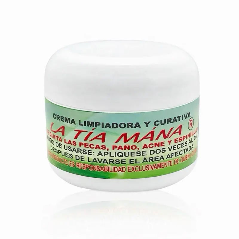 Tía Mana Facial Cream Moisturizing Formula for Hydration & Skin Comfort 2 Oz Jar