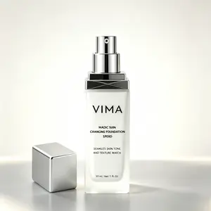 Vima Color-Changing Sun-Protection Foundation Fragrance-free paraben-free and vegan formula lightweight texture with long-lasting coverage