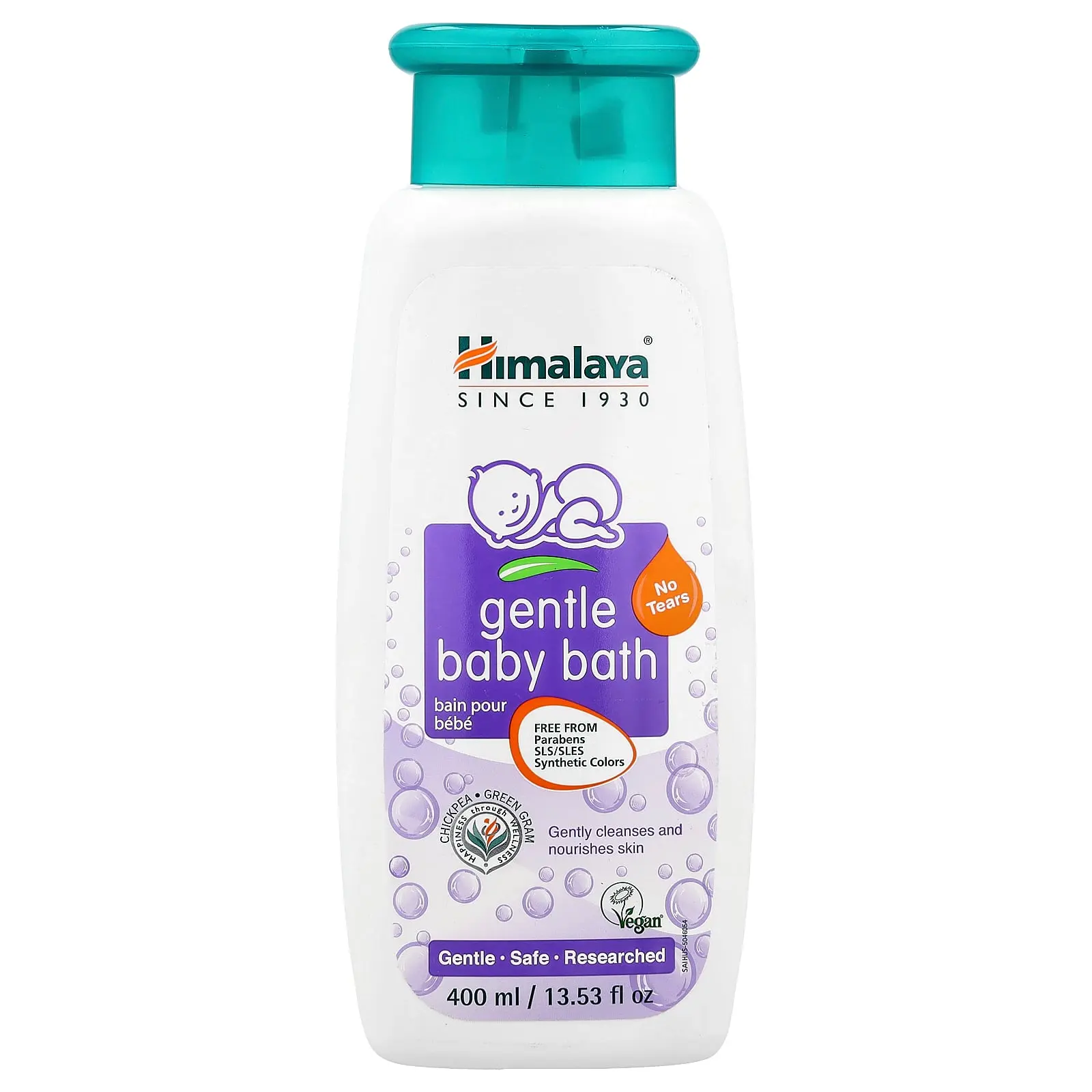 Himalaya Gentle Baby Bath, 13.53 fl oz (400 ml)