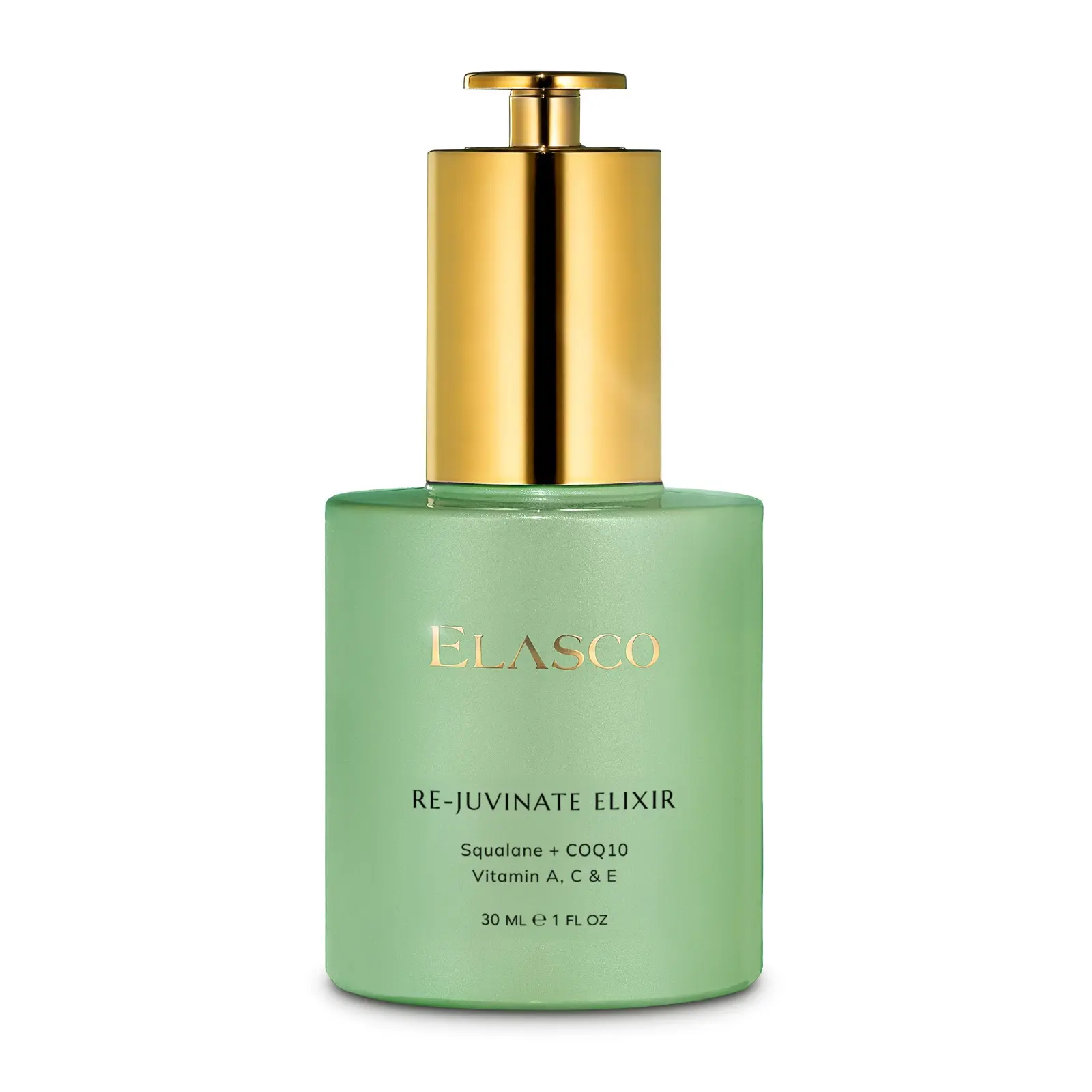 ELASCO Multi-Vitamin CoQ10 Re-Juvenate Elixir Skin Oil Lightweight antioxidant Moisturizing Repair Oil with Squalane, CoQ10, Vitamins A/C/E, Deep Hydration & Anti-Aging Skincare Serums