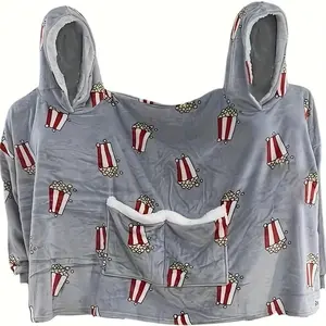 Couples Hoodies Pajamas, Oversized Matching Onesies Sweatshirts, Two Person Hoodie with Pockets, Polyester (Polyester Fiber), Mixed Color, with April Fool'S Day Gift, Birthday Gift, Valentine'S Day Gift, Prank GiftGift